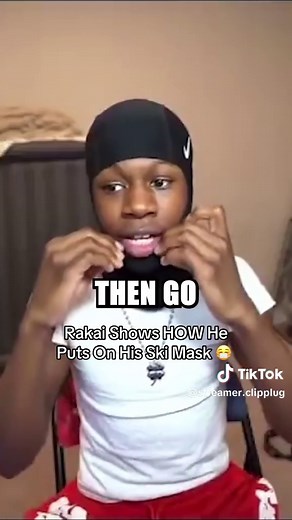 Rakai Demonstrates How to Wear a Ski Mask