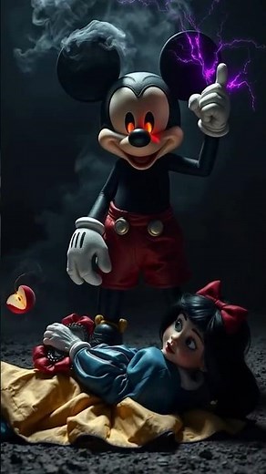 Evil Mickey Mouse vs Disney Princess #disney #mickeymouse #shorts