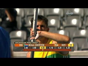 Pole vaulter breaks his shaft in three - from Universal Sports