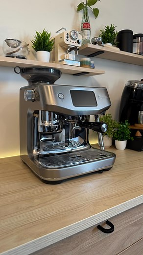Noah Stern on Instagram: "The Breville Oracle Jet is the latest from Breville, making espresso easier than ever. It handles almost every part of the process, so you can enjoy a great cup of coffee every day with minimal effort. I usually like making coffee myself, but some mornings it’s nice to let the machine do the work—and still get amazing results. The Oracle Jet automatically grinds, tamps, and even adjusts the grind size after analyzing your shot. With its multiple ThermoJet systems, it st