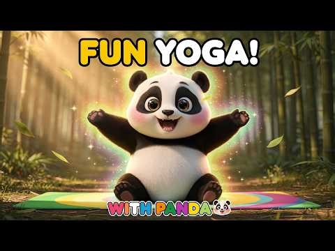 Panda Yoga Adventure 🐼✨ | Easy Kids Yoga & Calm Breathing Fun!