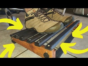 A DIY Wooden Adjustable Footrest!
