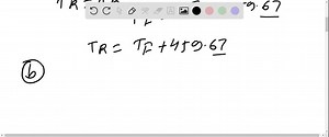 The Rankine temperature scale is defined so that the Rankine degree is the same size as the Fahrenheit degree, and 0^∘ R is the same as 0 K . a) Find the Rankine temperature at 0.00^∘ C. b) Find the Rankine temperature at 0.00^∘ F. | Numerade