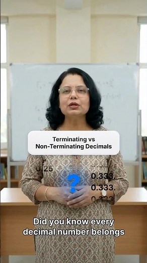 Learn terminating and non-terminating decimals with simple examples. Quick, easy, and fun math!