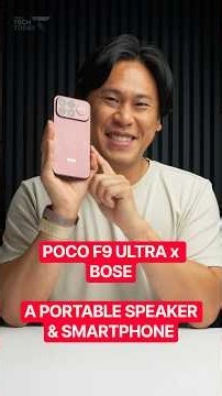 POCO F9 Ultra with Sound by BOSE. A portable speaker and smartphone in one!