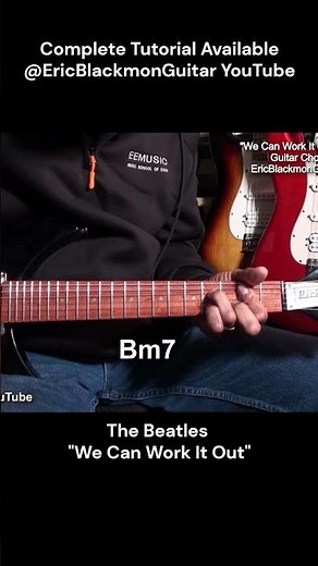 WE CAN WORK IT OUT The Beatles CHORDS - Full Tutorial Available ‪@EricBlackmonGuitar‬