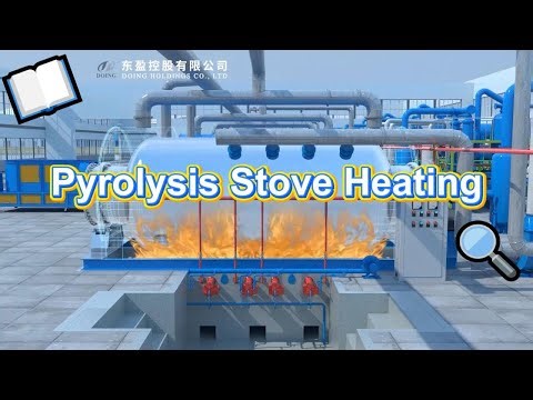 Pyrolysis Process 3: Master #pyrolysis Stove Heating