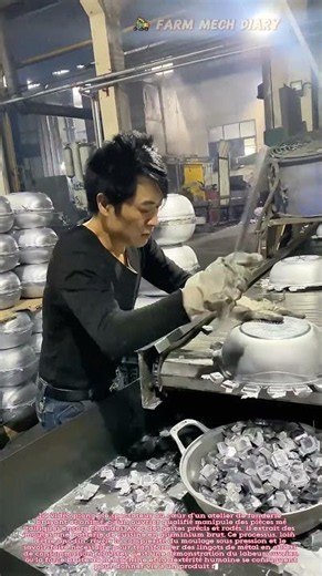 🏭 Métal en fusion : La naissance d'un ustensile sous la pression industrielle