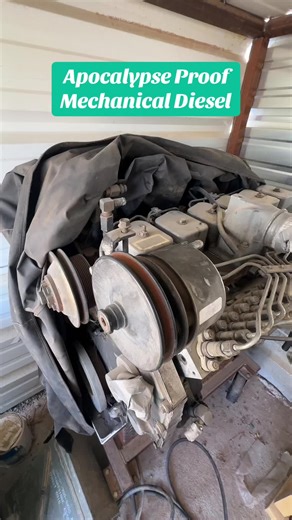 Mechanical Diesel Engines: The Apocalypse Proof Solution