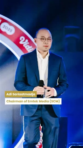 PT Elang Mahkota Teknologi Tbk on Instagram: "At Emtek Connect Vol.3, Adi Sariaatmadja, Chairman of Emtek Media (SCM) highlighted Emtek’s bold steps in the streaming industry. With Vidio as a top priority, that ready to launch 14 new VOS titles in 2025—a testament to its commitment to high-quality and exclusive content. Let’s create the future of entertainment together!  #EmtekConnectVol3 #Emtek #EmtekGroup #ShapingTheFuture"