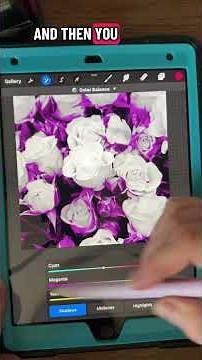 How to Use Procreate Color Balance | Full Canvas + Pencil Mode Tutorial