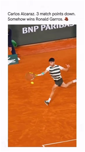 Hany Saad | CHICAGO TENNIS COACH🎾 | Best match of 2025! 🔥 Alcaraz beat sinner and wins Roland garros after being down 3 match points! Video credit: Roland garros , Tennis... | Instagram
