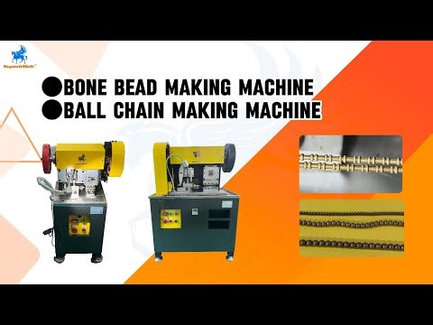 SuperbMelt Bone Bead Making Machine & Ball Chain Making Machine，Double your production capacity。