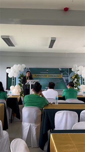 Highlights of the Turnover Ceremony of SNSU Hot and Cold Kitchen Laboratory for BS-Hospitality Management Program🫶💚👏 | Taganito Mining Corp. - TMC
