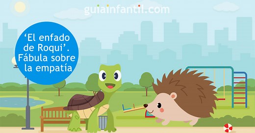 Fábula ilustrada en vídeo para niños - El enfado de Roqui