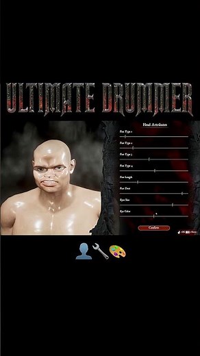 Ultimate Drummer - Character Creator