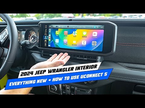 2024 Jeep Wrangler Interior + How to use UConnect 5