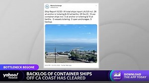 West Coast ports clear backlog of import ships off California coast