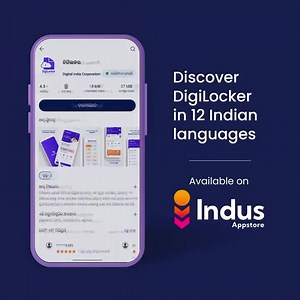 1.7K views · 62 reactions |  You can now download #DigiLocker from the Indus Appstore too. #DigitalIndia #IndusAppstore DigiLocker | Ministry of Electronics & Information Technology, Government of India | Facebook