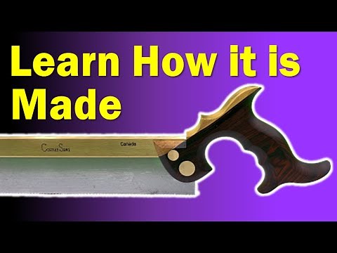 Rob Cosman Dovetail Saw - How it is Made