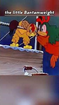 The chick started its boxing training while still in the egg. #cartoon #animation