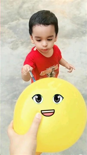 Baby Balloon Popping Challenge 🎈#baby