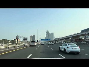 Dubai Marina to Trade Centre Night Drive 🚗 | Sheikh Zayed Road 4K 60FPS HDR | UAE City Tour