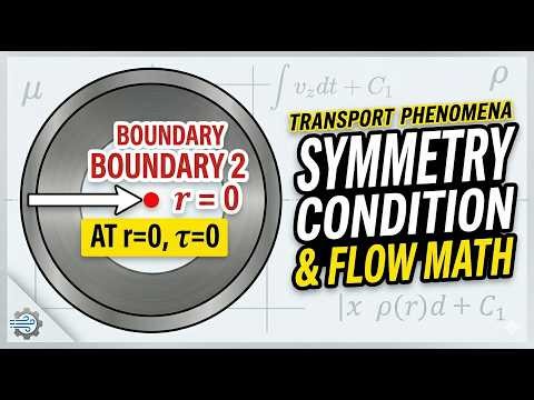 Why Derivative is Zero? | Boundary Condition 2: Flow in a Circular Tube | Transport Phenomena