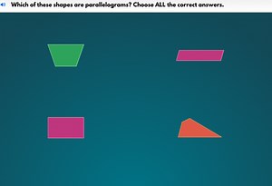 Which of these shapes are parallelograms? Choose ALL the correc... | Filo