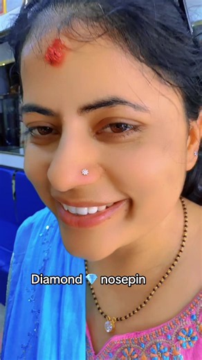 Diamond nosepin styling ideas | Milan Road Big Bazar NGT