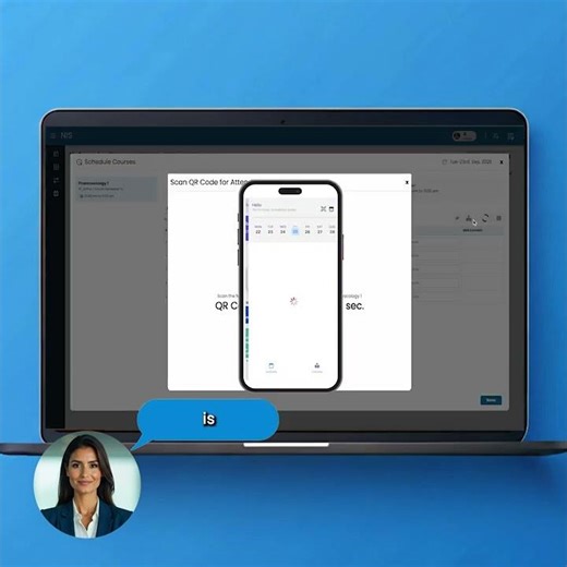 Attendance Management Software for Colleges | VMEDULive QR Code System.