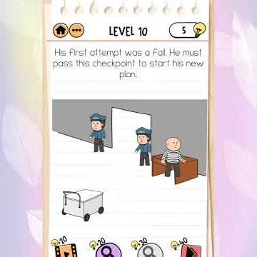 Prison escape level 10 Andy must pass through this check point #relaxingbraingamesvk #braintest2