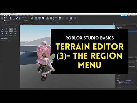 Roblox Studio Terrain Editor (3)- The Region Menu