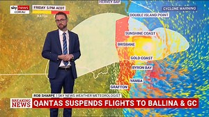 63K views · 462 reactions | Residents in South East Queensland and northern NSW are bracing for Tropical Cyclone Alfred, with the latest forecast suggesting it will make landfall late Friday or early on Saturday. | Sky News Australia | Facebook