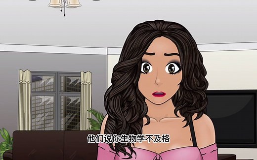 Tg动画中字 男变女 爸爸女儿互换身体