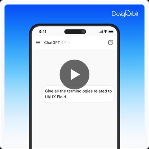 ChatGPT UI/UX Design Terminology List | Design Orbit | Space Inventive posted on the topic | LinkedIn