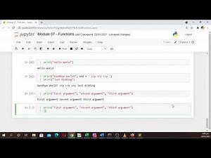 Python Programming Module 07 Functions