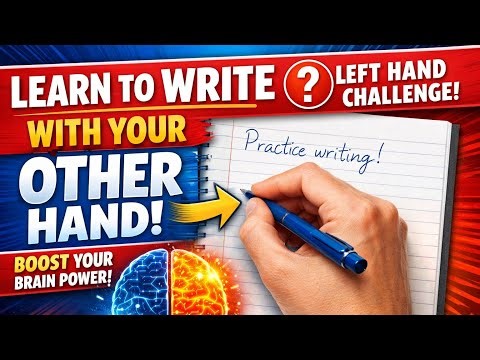 Trying ambedexterity ( writing with your non-dominant hand )
