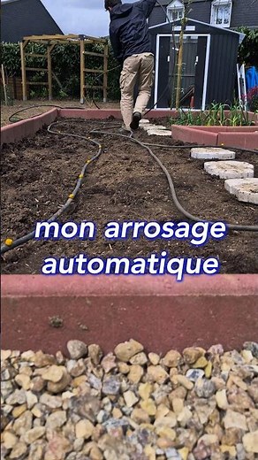 (1/3) Comment installer un #arrosage automatique au potager ? 💧#jardinage #dyi #tuto #potager