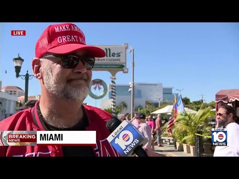 Crowds gather at Versailles as South Floridians celebrate Nicolas Maduro's capture