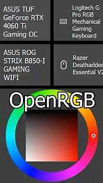 OpenRGB vs. Razer, Logitech & Asus #meatballdeluxe