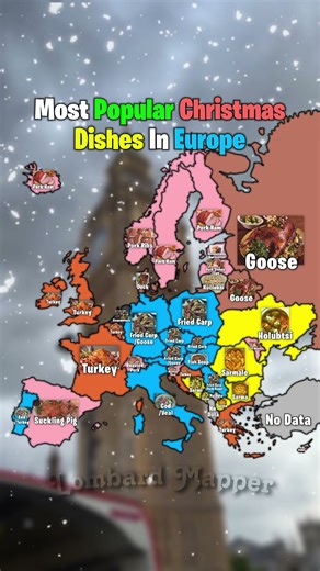 Most Popular Christmas Dishes In Europe