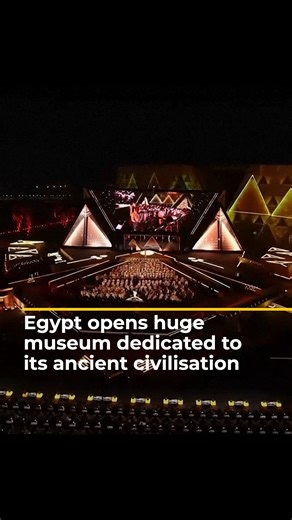 68K views · 1.5K reactions | Fireworks and a drone show illuminated the night sky as the Grand Egyptian Museum in Giza opened after two decades. The billion-dollar megaproject aims to showcase the country’s millennia-old heritage and hopes to revitalise Egypt's struggling economy and tourism sector. | Al Jazeera English | Facebook
