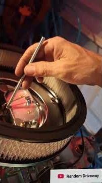 10 inch Speedway Motors Air Filter Housing and Filter for 4 barrel carb - SHORT #sbf 302