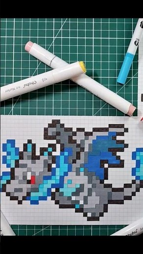Méga-Dracaufeu X #dessinfacile #tutodessin #artcréatif