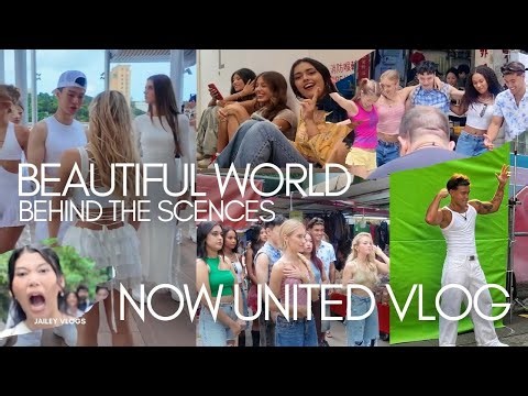 Beautiful World Now United BEHIND THE SCENES!!! 🌎😱 MV Vlog w/ Bailey May & Jenny in HONG KONG! 🇭🇰