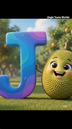 ABC FRUITS RHYMES P2 | A to Z Fruit Names | ABC Learning Video | Fruits A to Z Nursery Rhyme #shorts