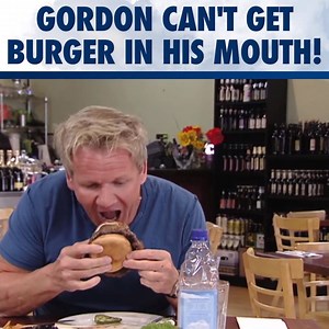 14M views · 133 shares | The giant 'Cowboy' burger is just too much for Gordon! | Ramsay's Kitchen Nightmares | Facebook