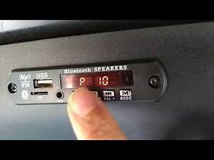 FAIL: fiekcor-car Bluetooth MP3 WMA Decoder Board 12 V WIRELESS AUDIO Modul USB TF Radio