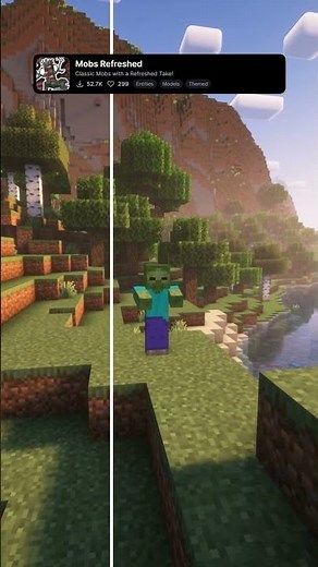Mobs Refreshed: Best Mobs Minecraft Texture Pack #minecraft #texturepack #mc
